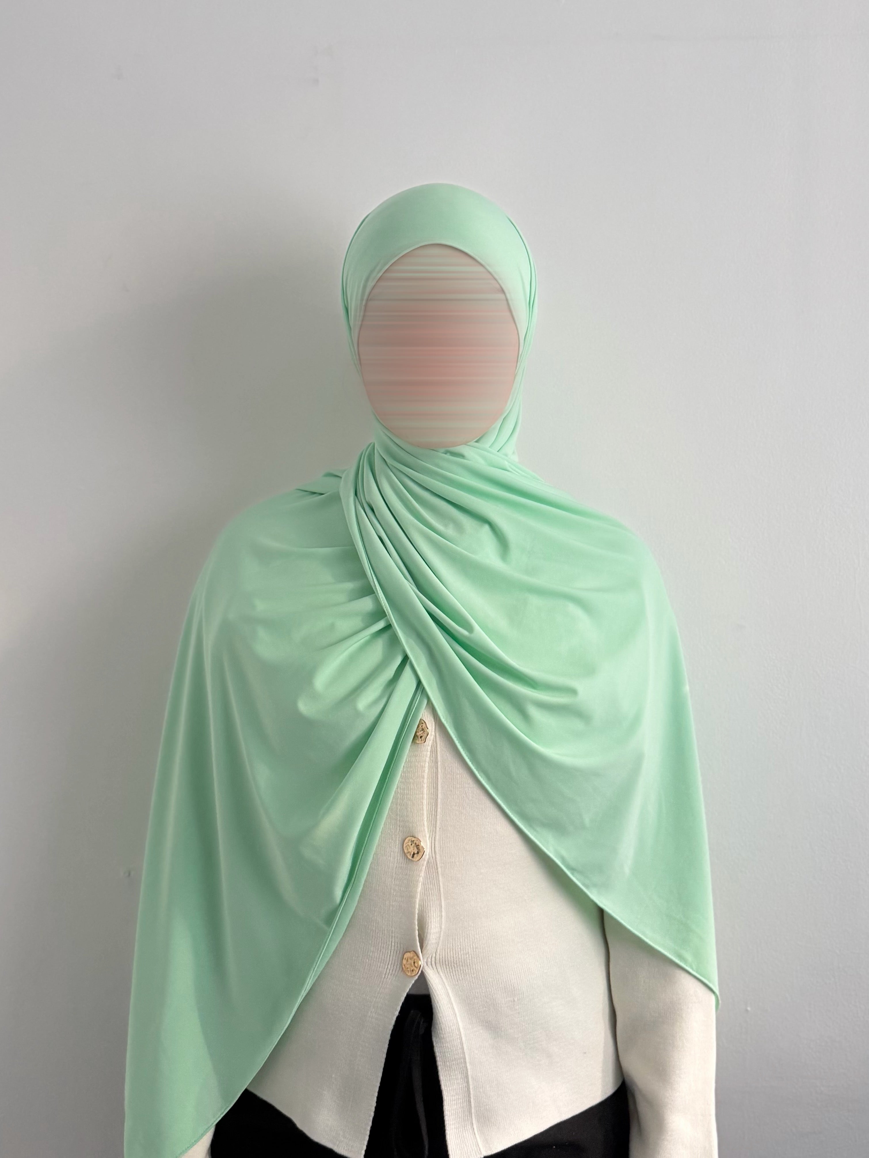 Mint Aura Premium Jersey Scarf