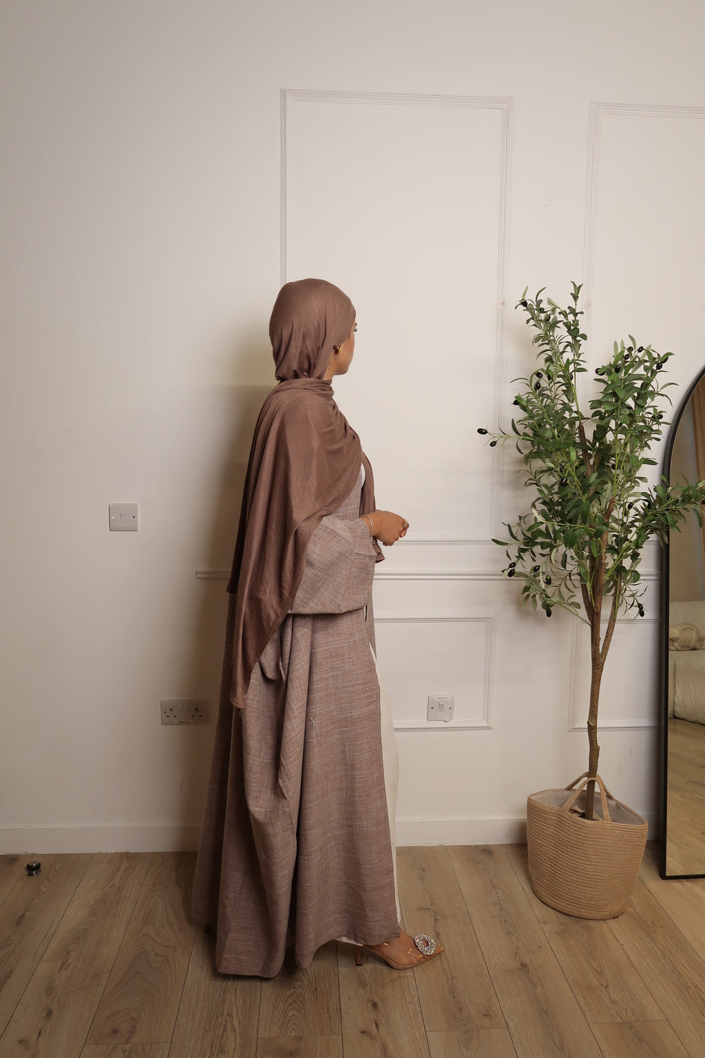 Mink Linen Abaya