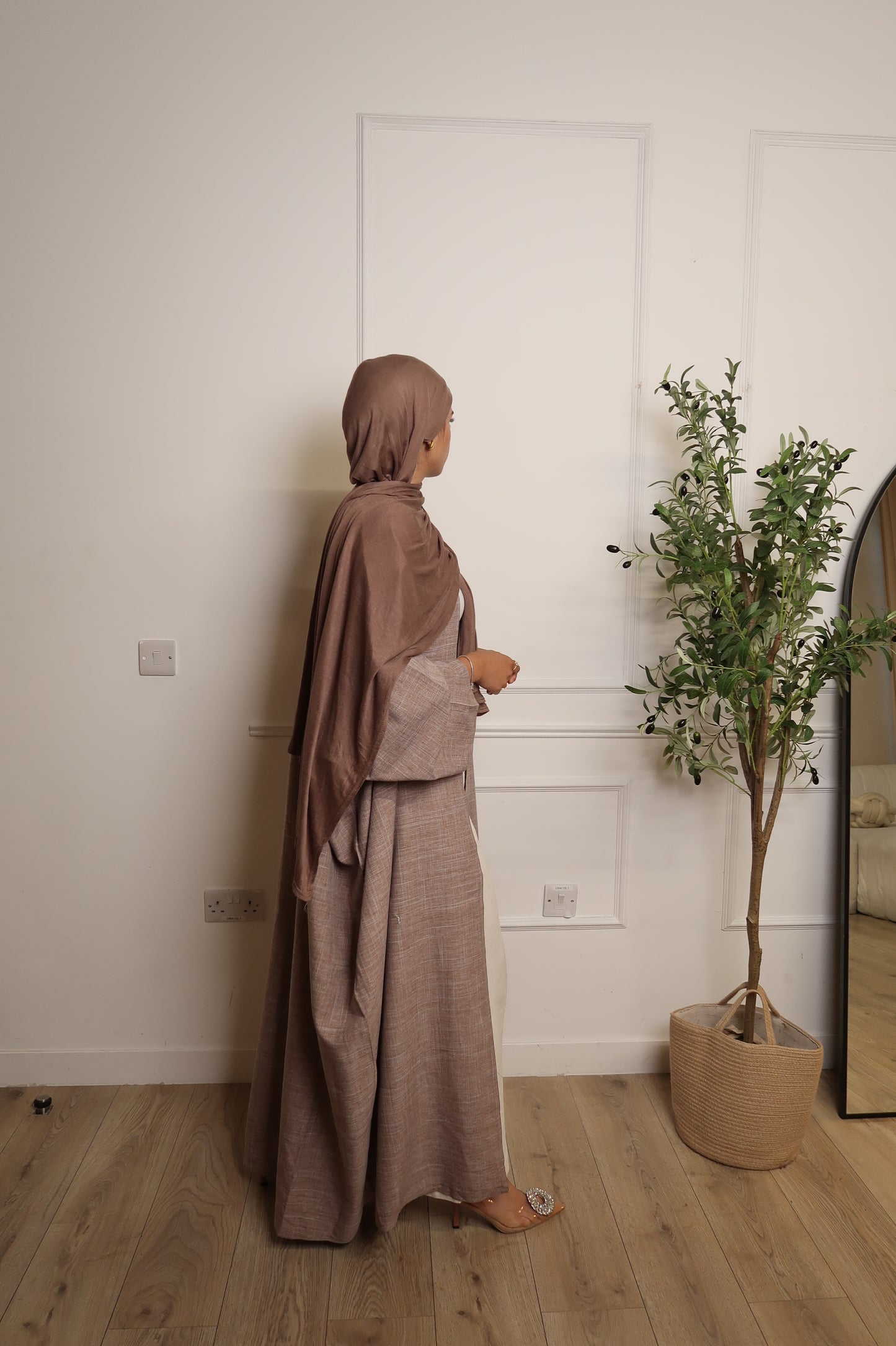Mink Linen Abaya