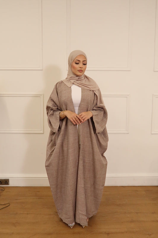 Mink Linen Abaya
