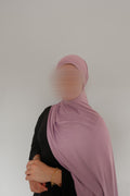 Violet Liquid Jersey Scarf