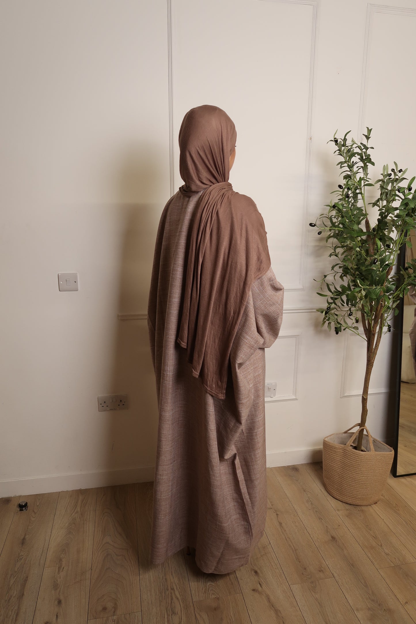 Mink Linen Abaya