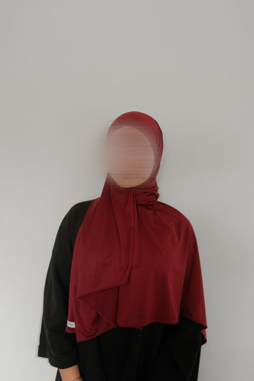 Berry Liquid Jersey Scarf