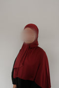 Berry Liquid Jersey Scarf