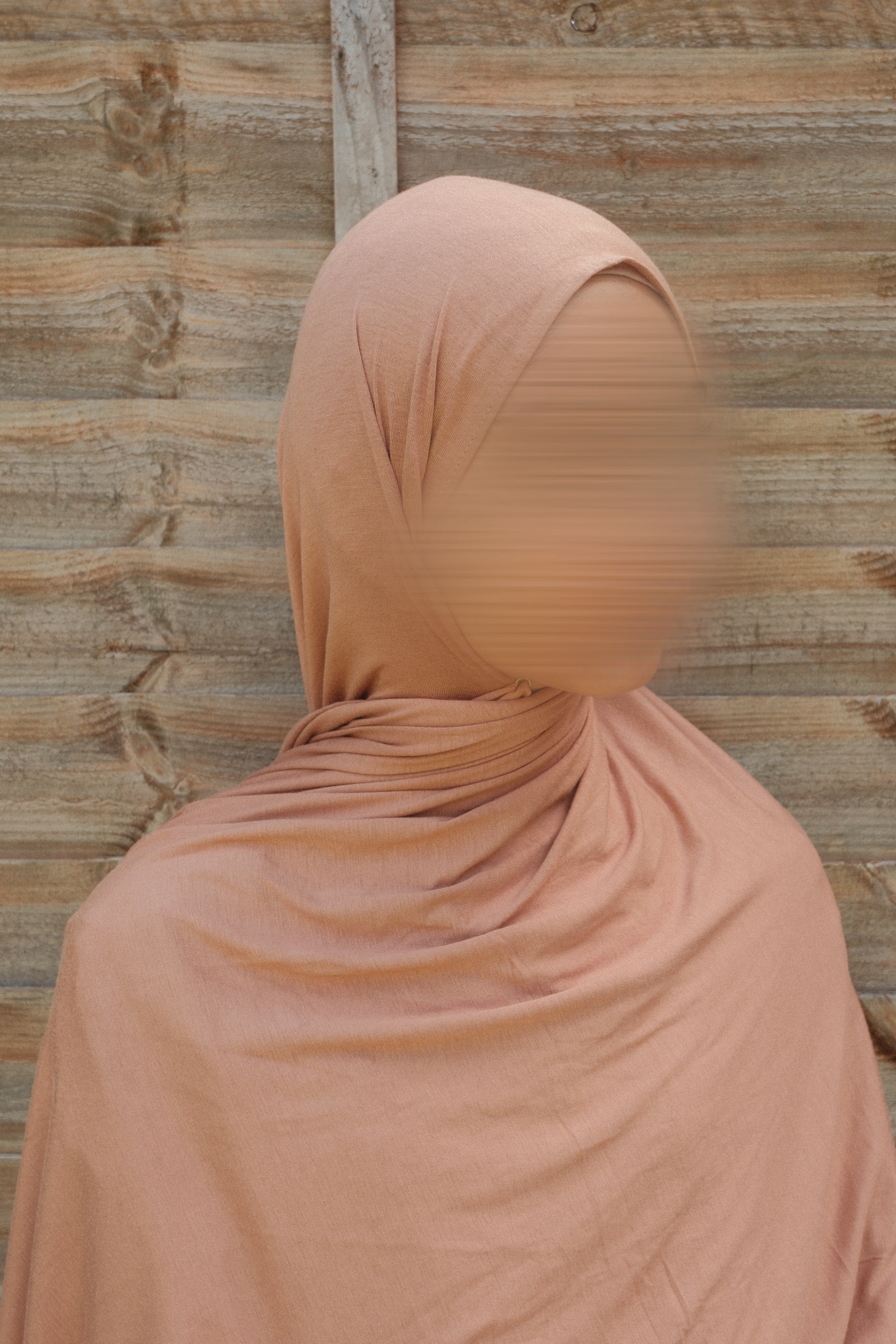 light brown cotton jersey hijab