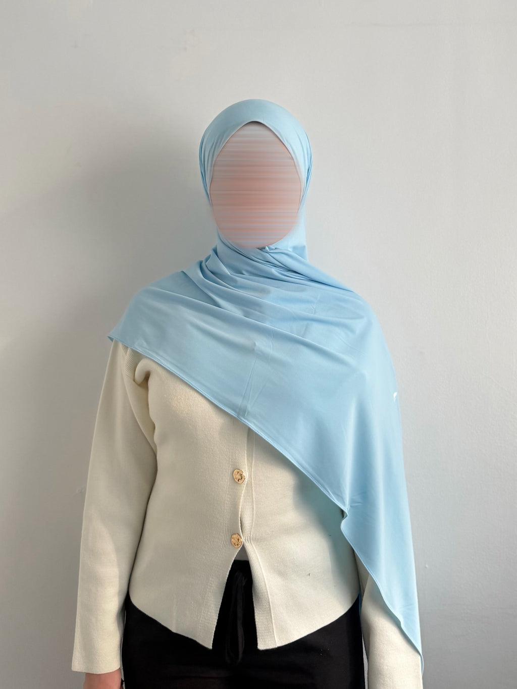 Sky Blue Premium Jersey Scarf