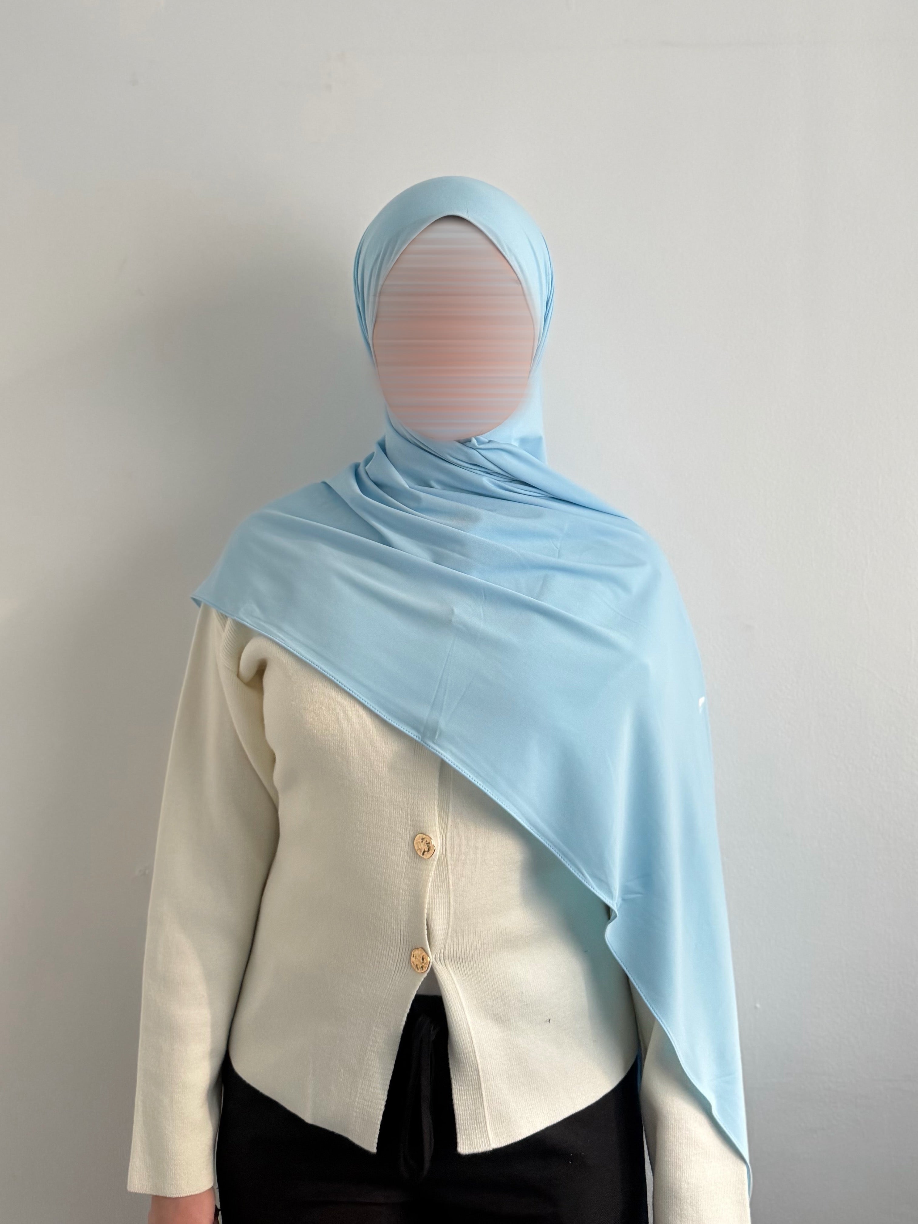 Sky Blue Premium Jersey Scarf