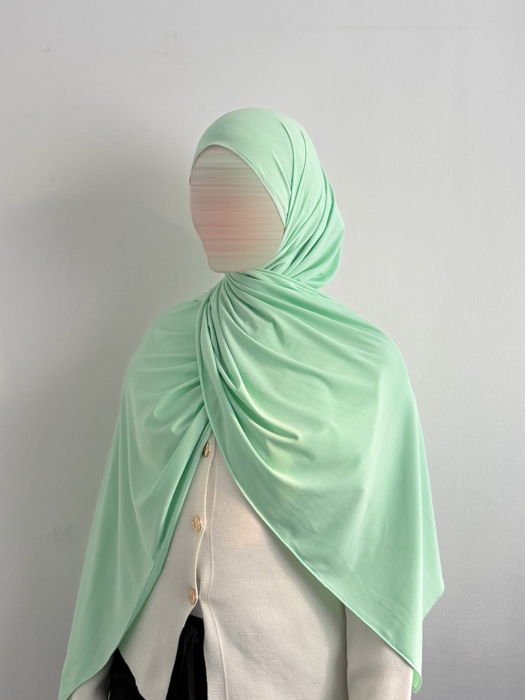Mint Aura Premium Jersey Scarf