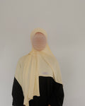 Butter Yellow Liquid Jersey Scarf