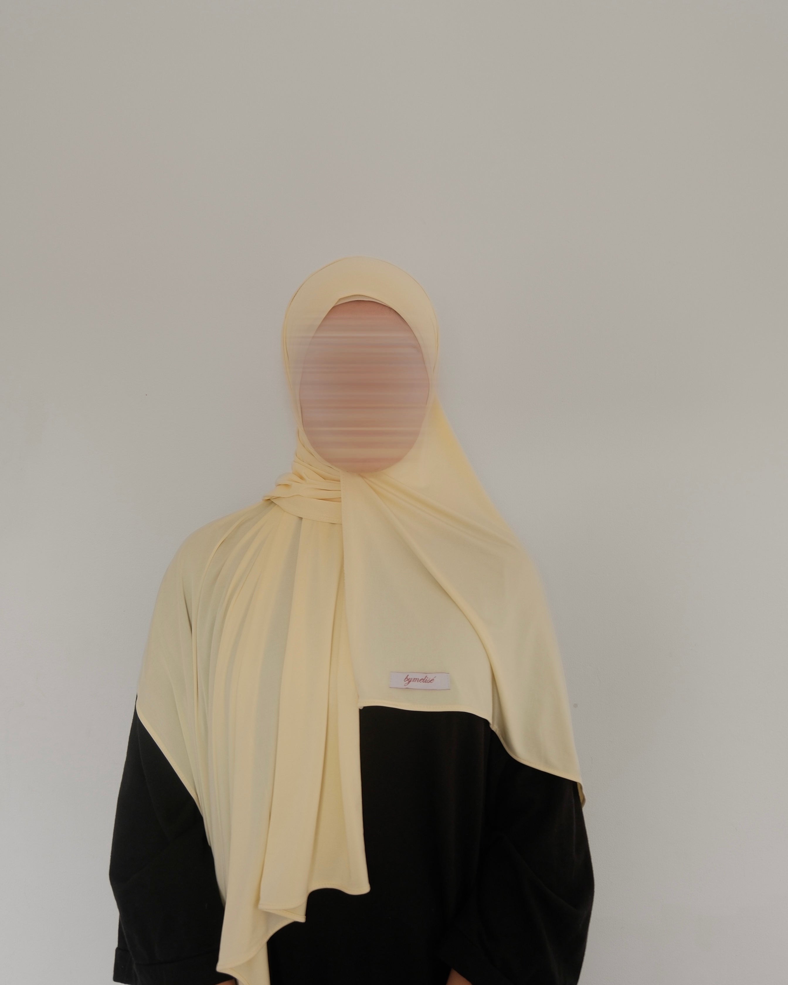 Butter Yellow Liquid Jersey Scarf