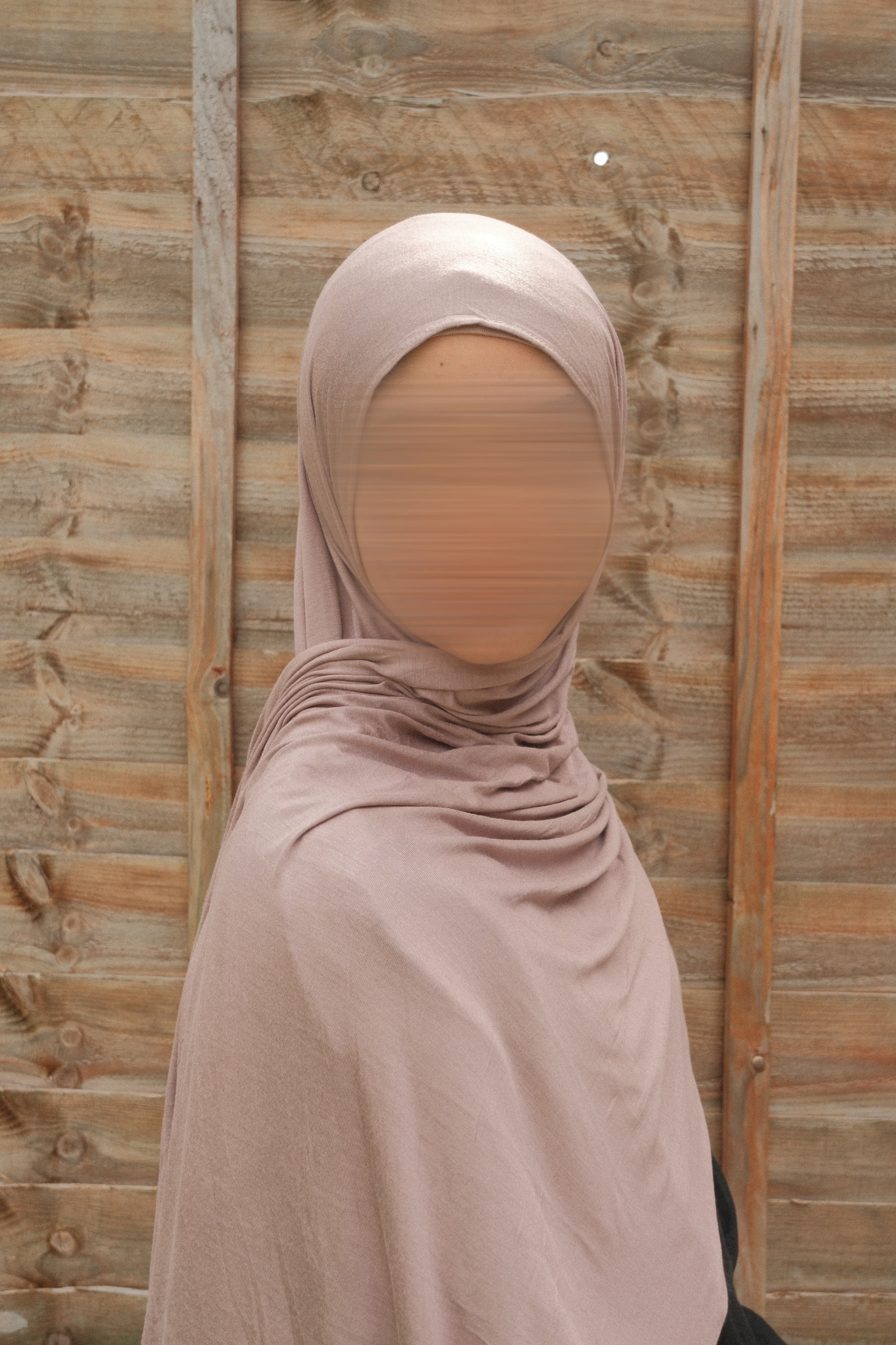 Mocha cotton jersey hijab