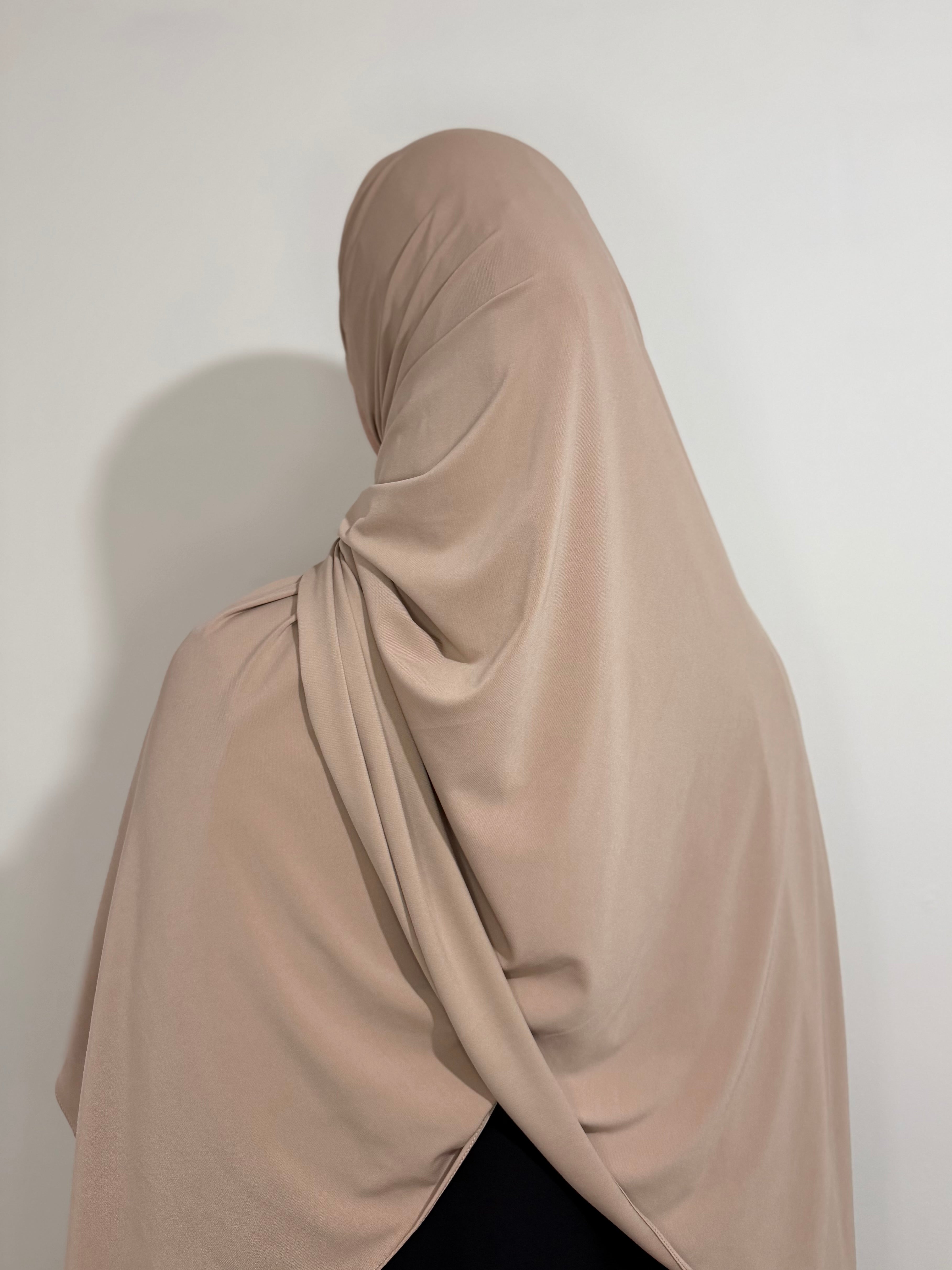 Latte Premium Jersey Scarf