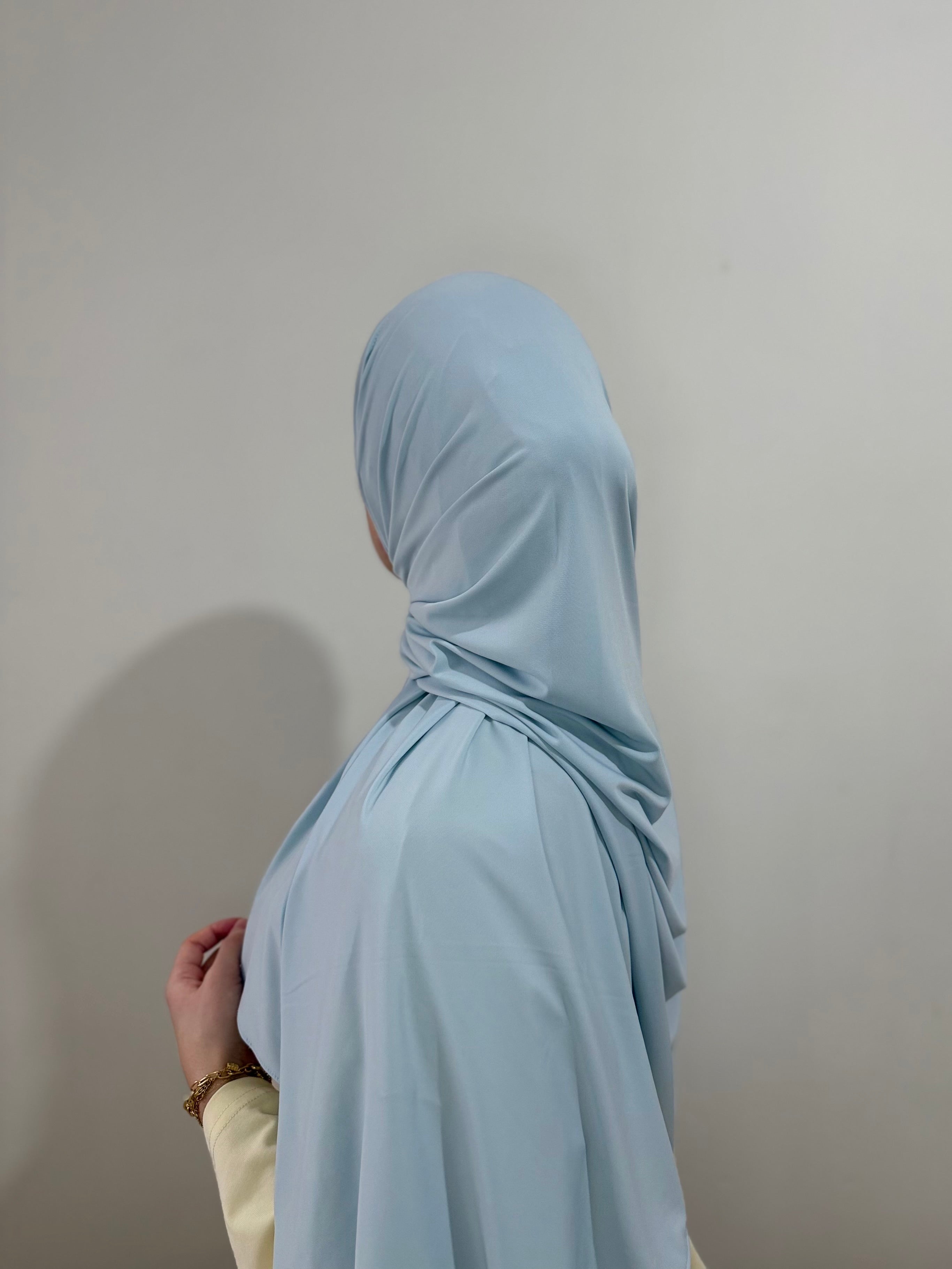 Cloud Blue Premium Jersey Scarf