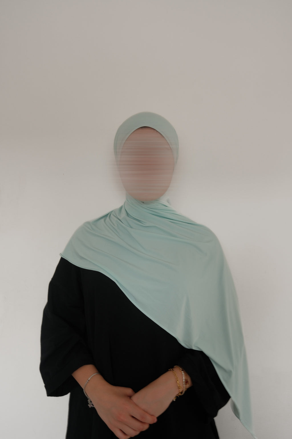 Dusty Mint Liquid Jersey Scarf