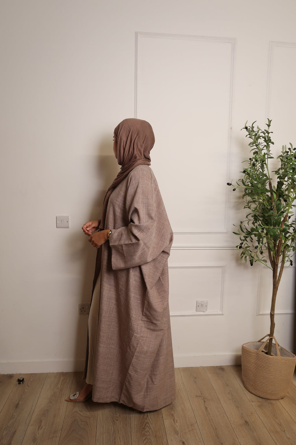 Mink Linen Abaya