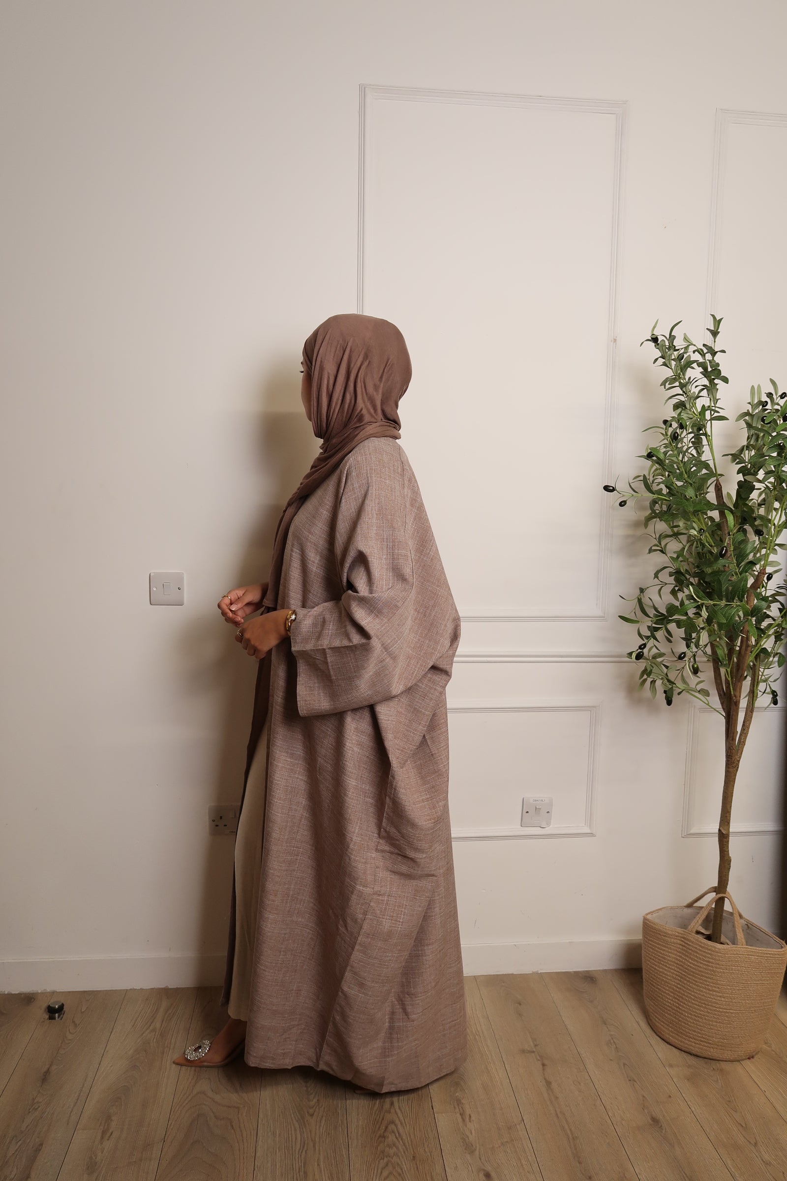 Mink Linen Abaya