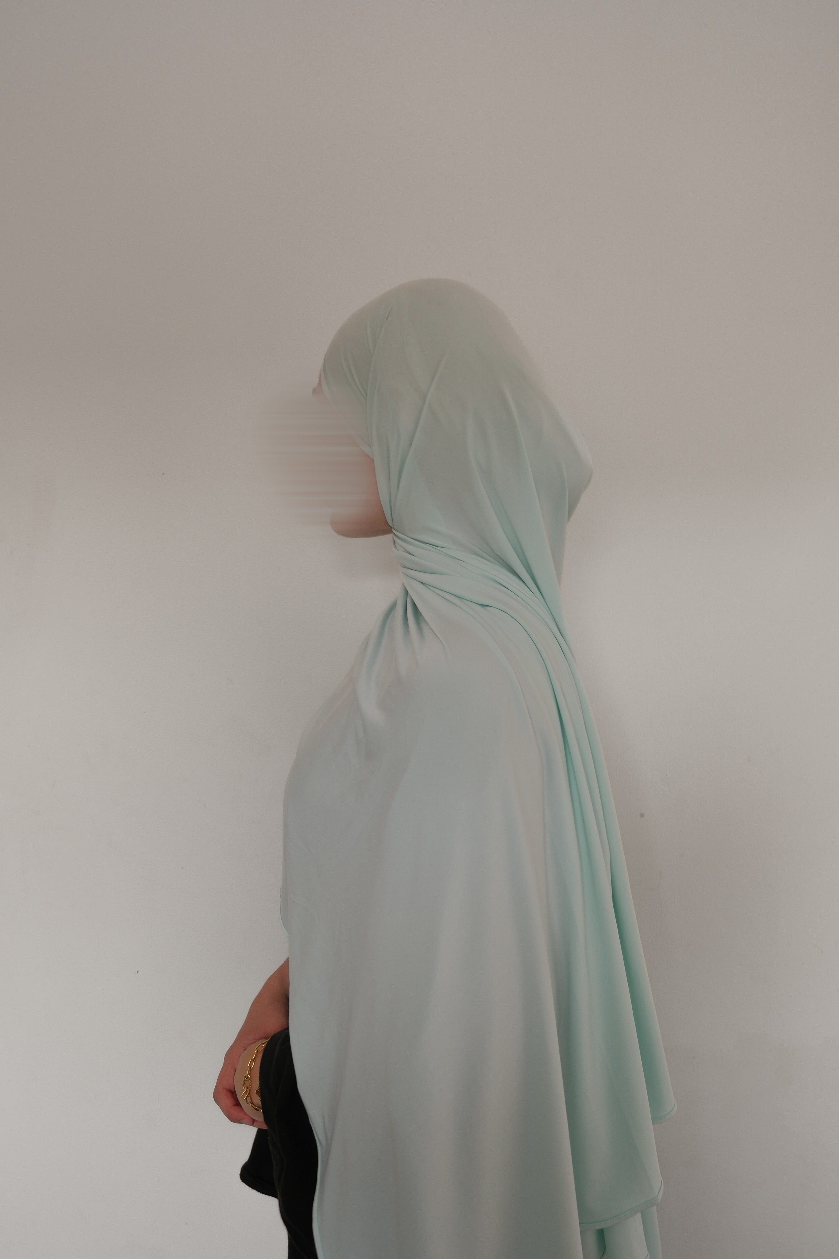 Dusty Mint Liquid Jersey Scarf