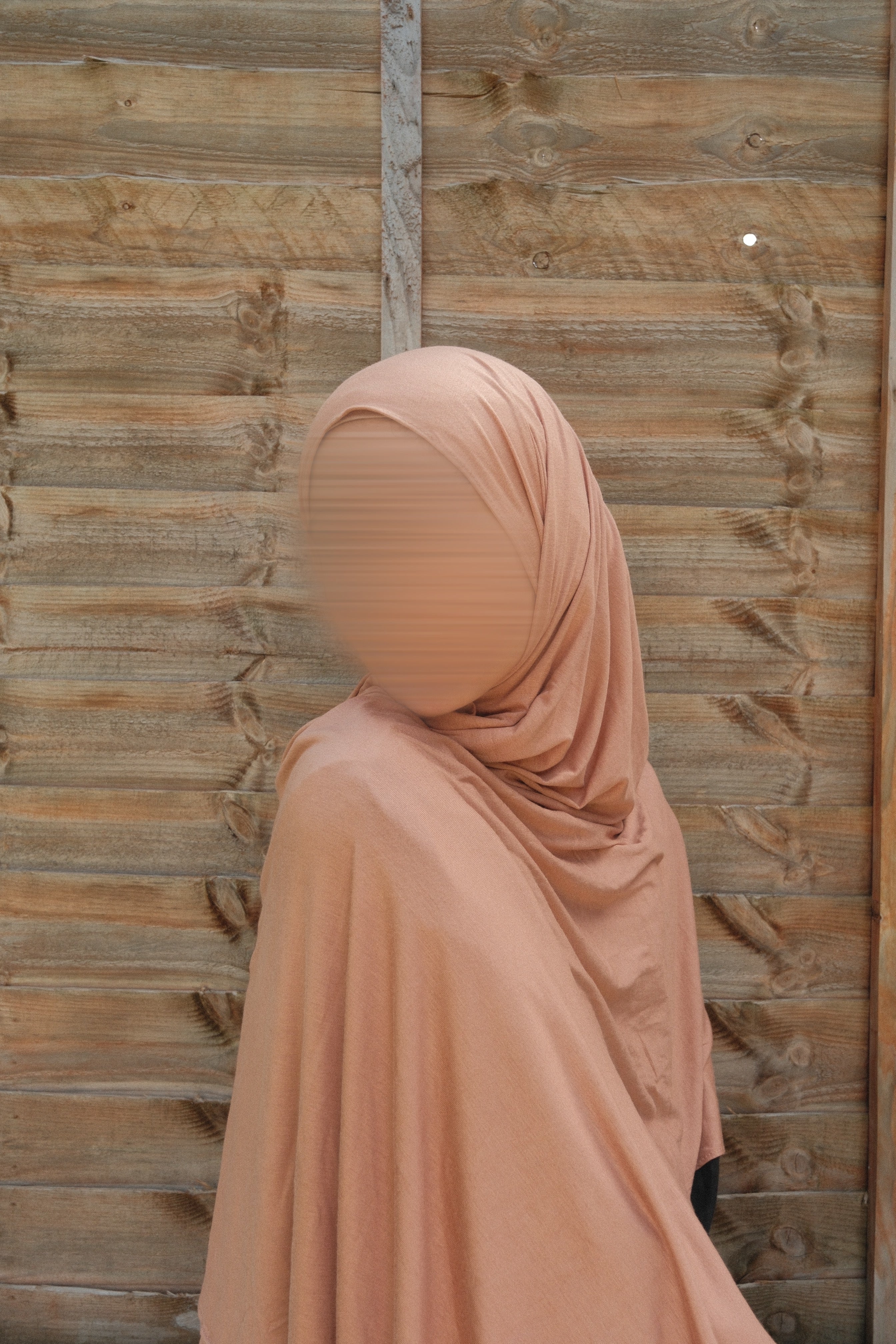 light brown cotton jersey hijab