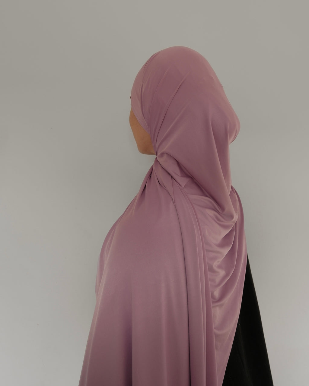 Violet Liquid Jersey Scarf