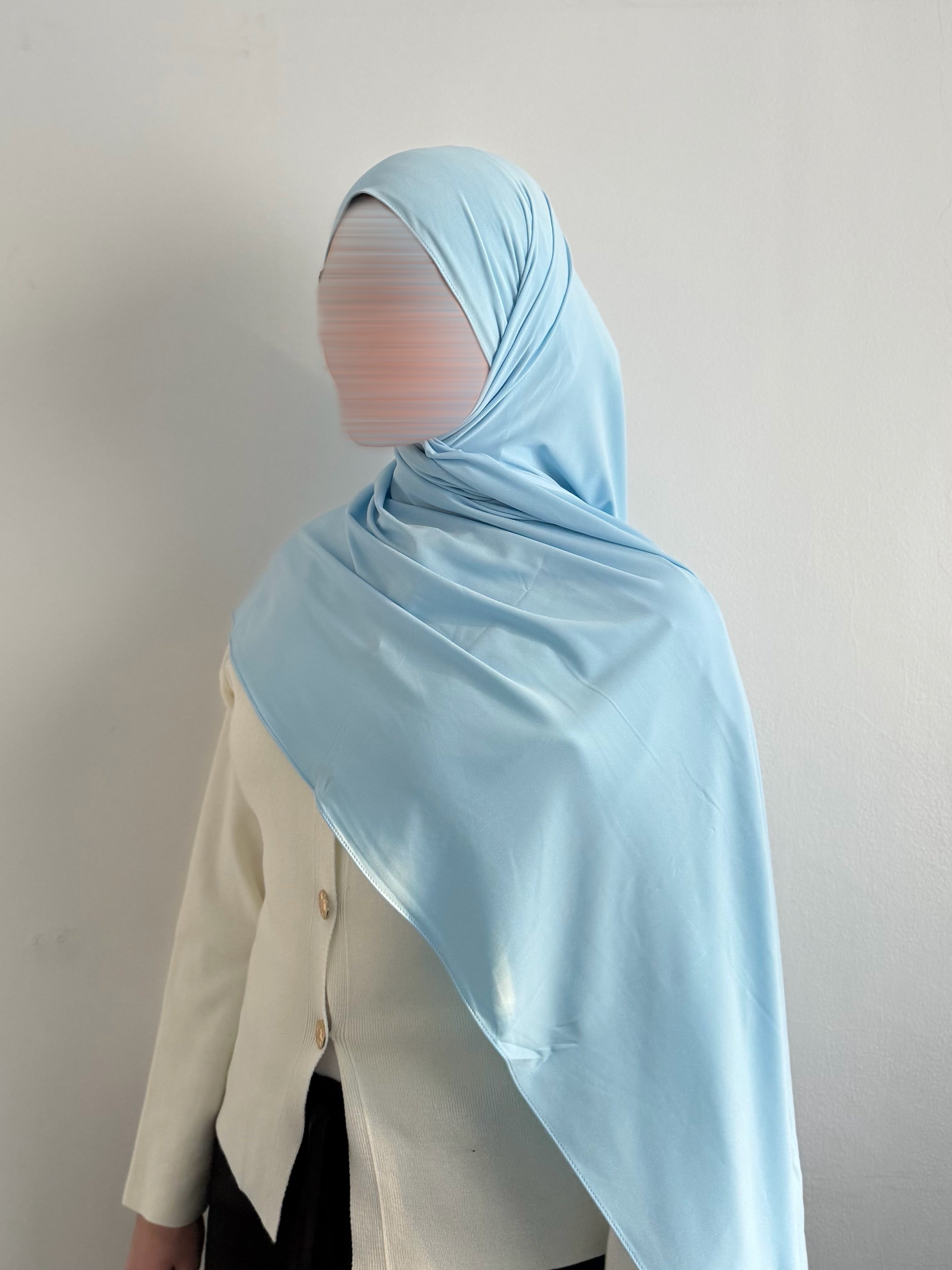 Sky Blue Premium Jersey Scarf