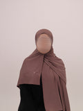 Mocha Premium Jersey Scarf