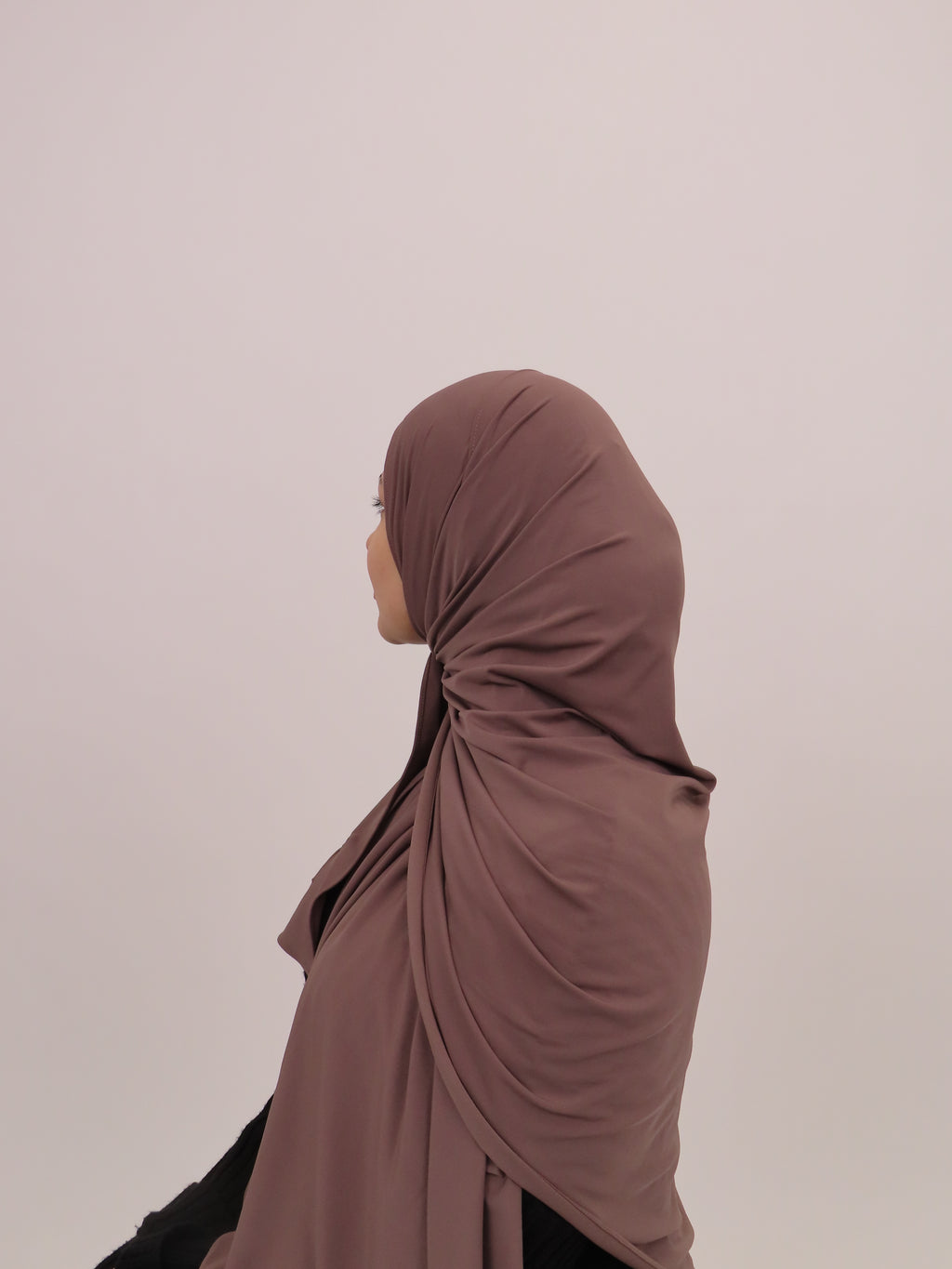 Mocha Premium Jersey Scarf