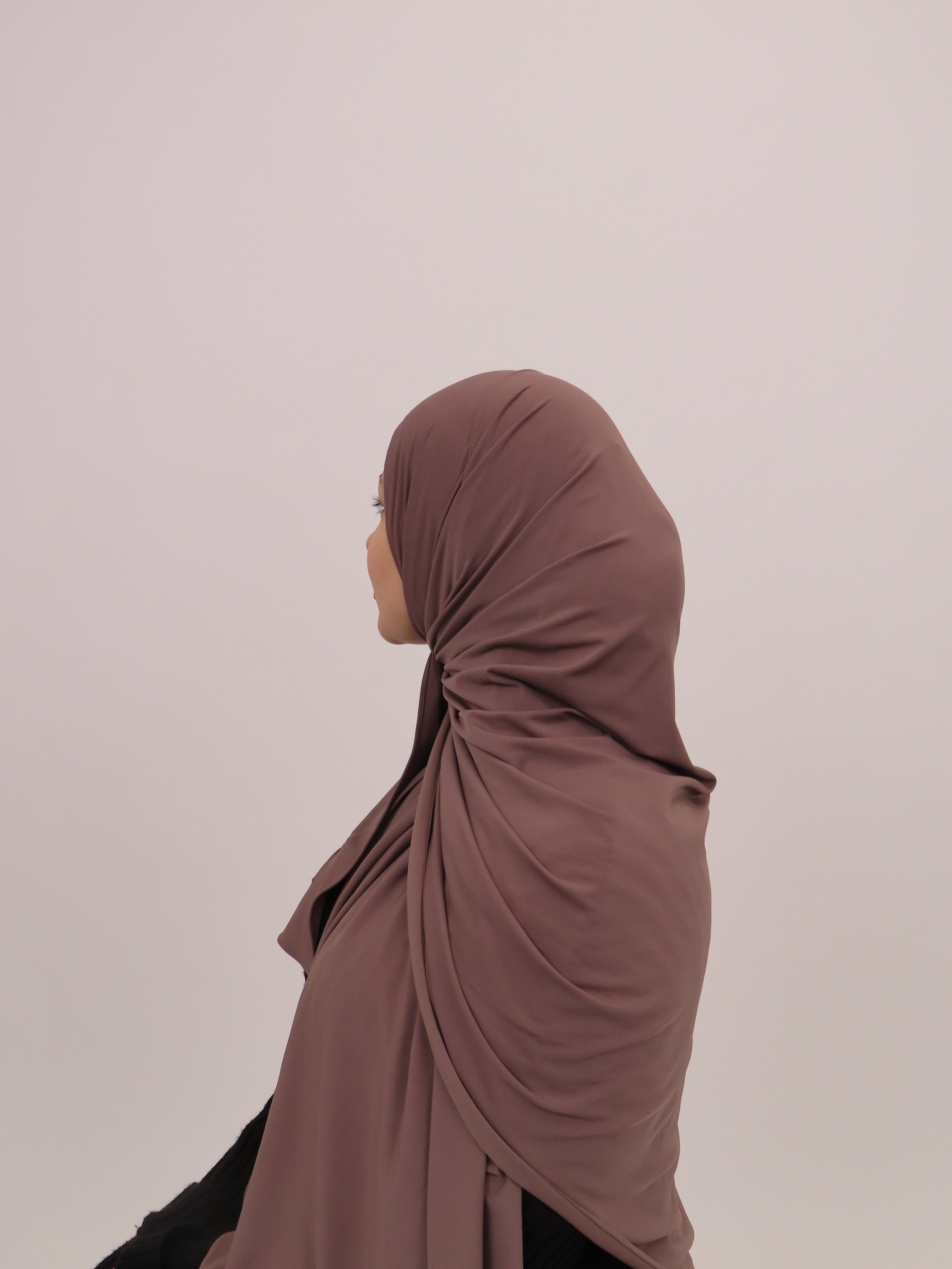 Mocha Premium Jersey Scarf