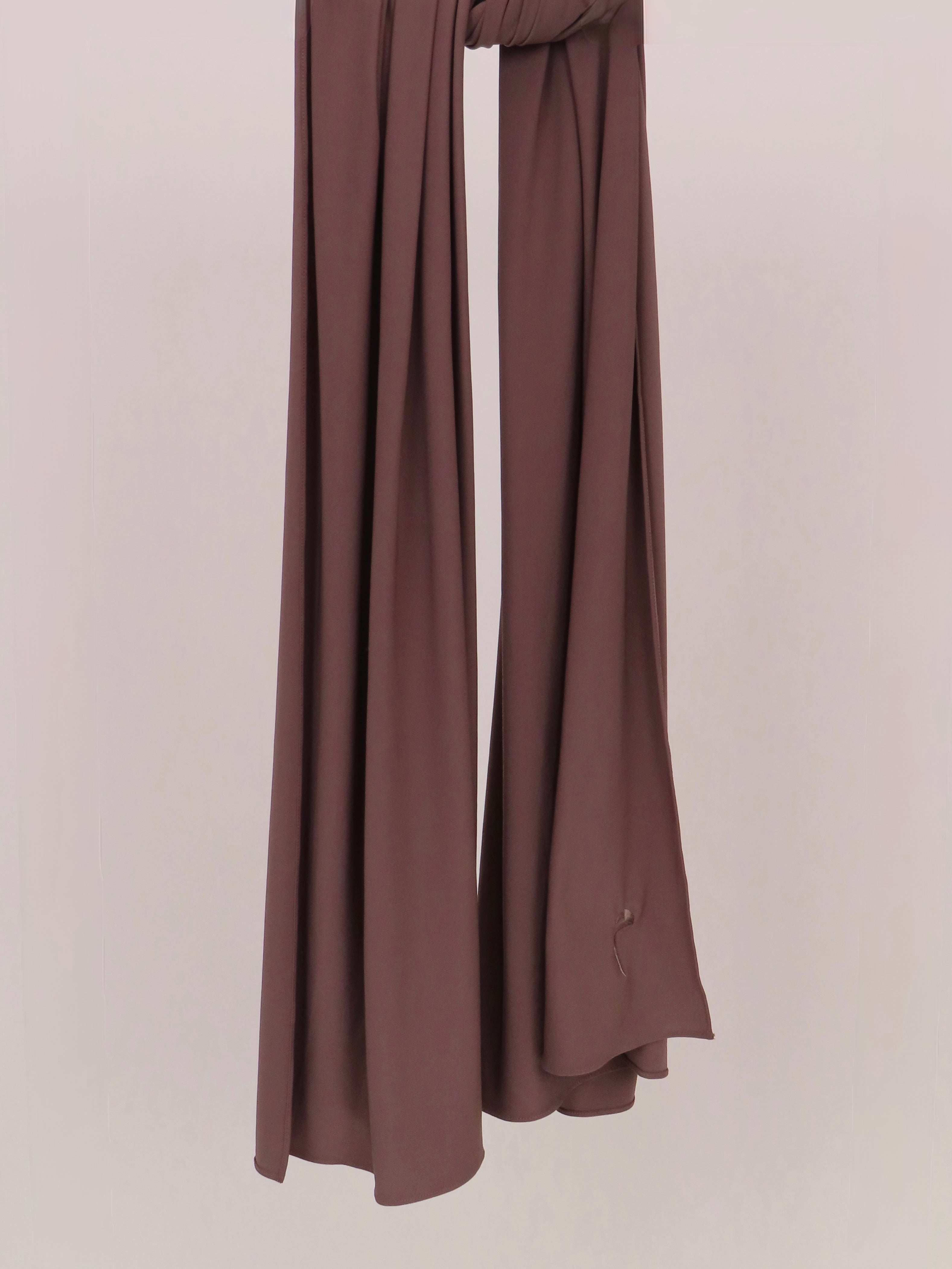 Mocha Premium Jersey Scarf